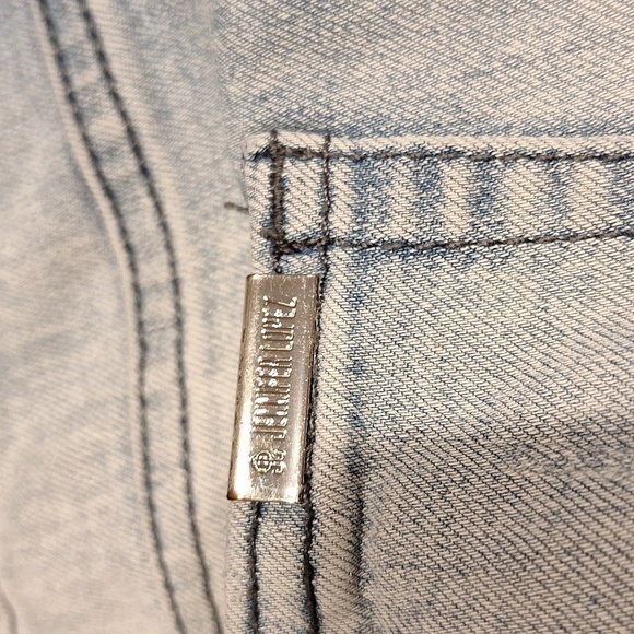 q Light Blue Women's Capris  Jeans Size 16P - Picture 3 of 3